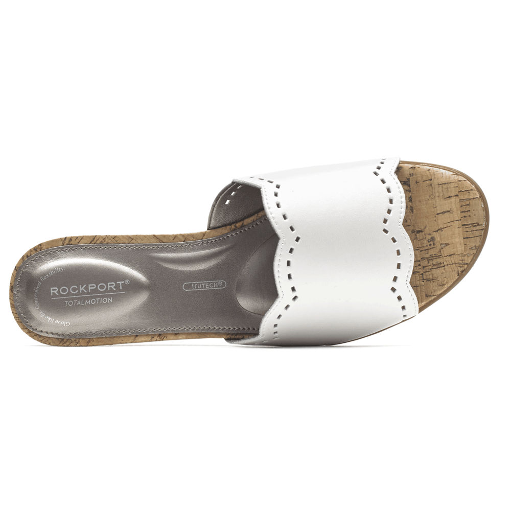 Chinelos Rockport Mulher Branco - Total Motion Zandra Scallop - 37859SHZX